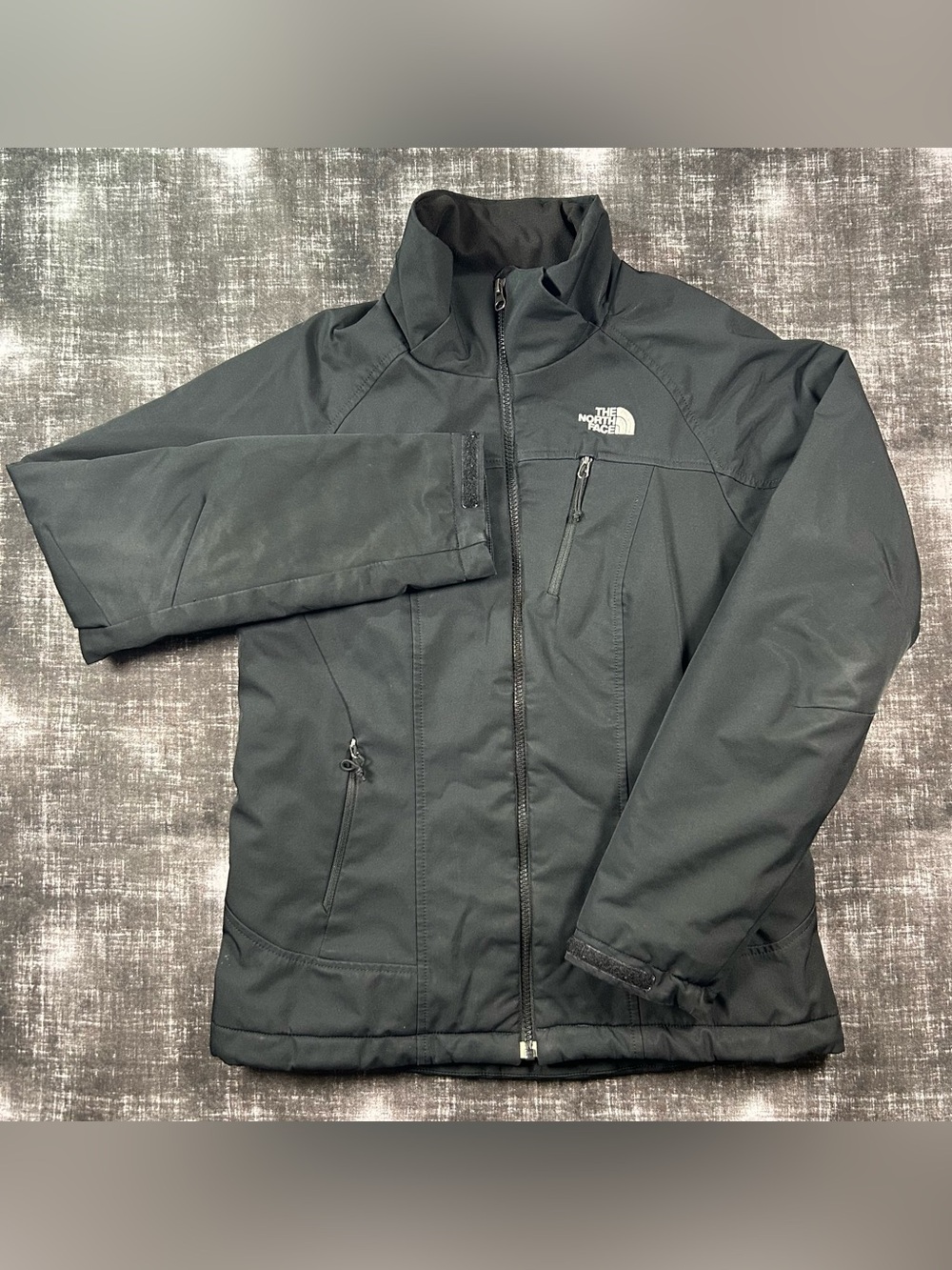 The North Face Apex Elevation Windwall Jacket Womens S Black Softshell Primaloft